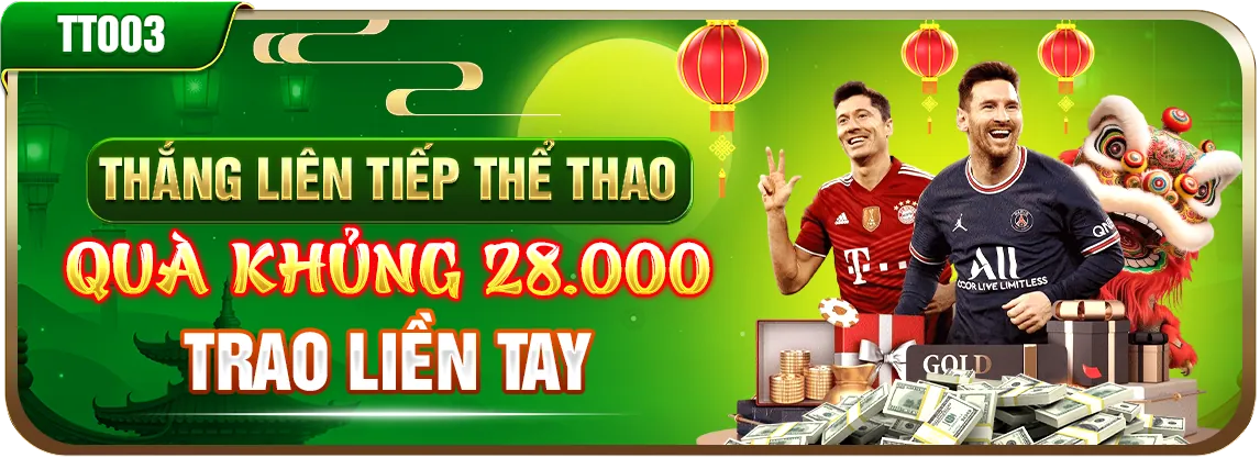 Banner quảng cáo các chương trình khuyến mãi hấp dẫn cho cá cược thể thao 18WIN